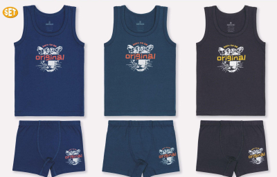 Комплект белья ( майка+ трусы-шорты) Комплект белья ( майка+ трусы-шорты)